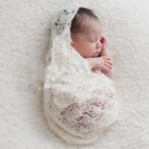 Newborn headband and wrap. Photo prop